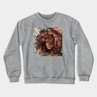 curly girl Crewneck Sweatshirt